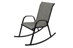 Кресло -качалка Сан-Ремо арт.С-123 Китай (каркас черный,сиденье орегон) (3 уп. каркас+ноги+метизы)