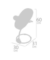 DeCuevas Стульчик-трансформер для кормления 3 в 1, 60 см, серия Фантазия океана (51541)