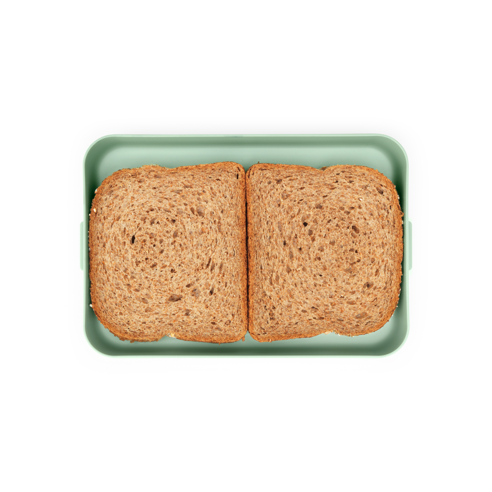 Ланч-бокс Make & Take, плоский, пластик, Мятно-голубой, арт. 202926 - фото 3