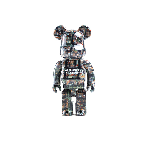 Фигурка Medicom Toy 1000%  Bearbrick - Barcelona Overview (Benjamin Grant)