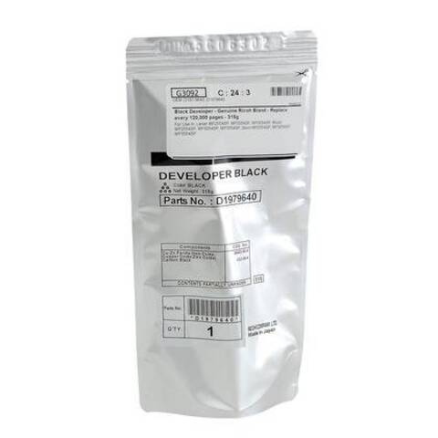 Девелопер чёрный Ricoh MP 2554, 3054, 3554, 4057, 4055, 5055, 6055 (D1979641/D1979640)