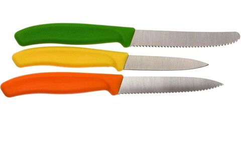 Набор Victorinox кухонный, 3 предмета, цветной (подарочная упаковка)