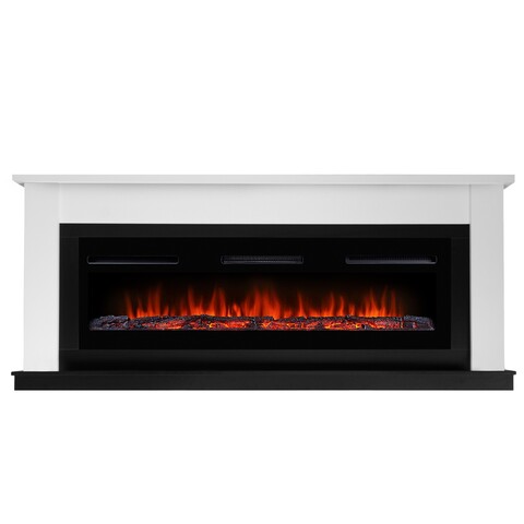 Каминокомплект Firelight Infinity EFP/P-1600ULS портал Canto Long белый черный