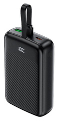 Внешний аккумулятор ACEFAST M14 PD20W Power Bank With Cable 20000Mah - Black