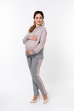 Спортивный костюм для беременных и кормящих 09865 серый