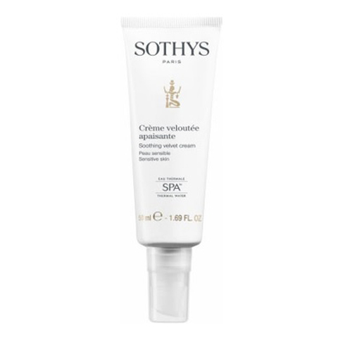 Sothys Sensitive Skin Line With SPA Thermal Water: Успокаивающий крем для чувствительной кожи лица (нормальная и сухая) (Soothing Velvet Cream)