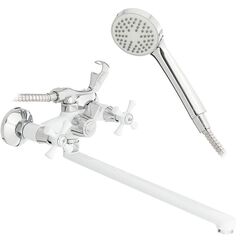 Смеситель для ванны, Frud, с кран-буксой, бел, R22332