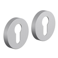 Накладки под цилиндр System R012Y БрашМатХром