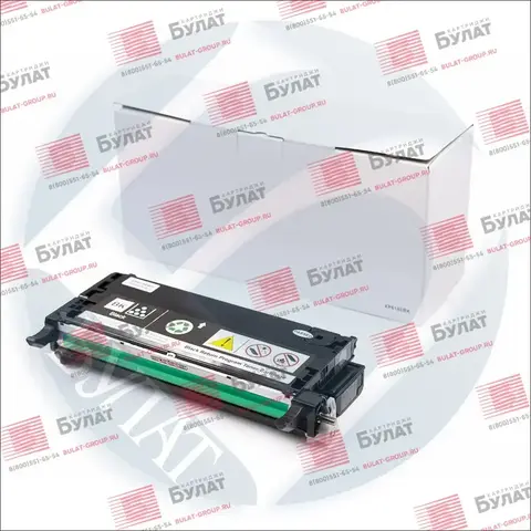 Тонер-картридж БУЛАТ 113R00726 для Xerox Phaser 6180 (Чёрный, 8000 стр.), ref