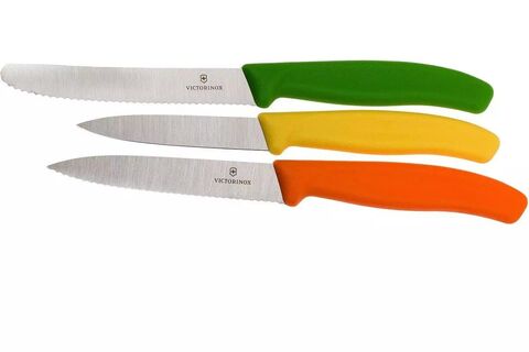 Набор Victorinox кухонный, 3 предмета, цветной (подарочная упаковка)