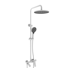 VIEIR Душевая система, рейлинг V343562-F, белый