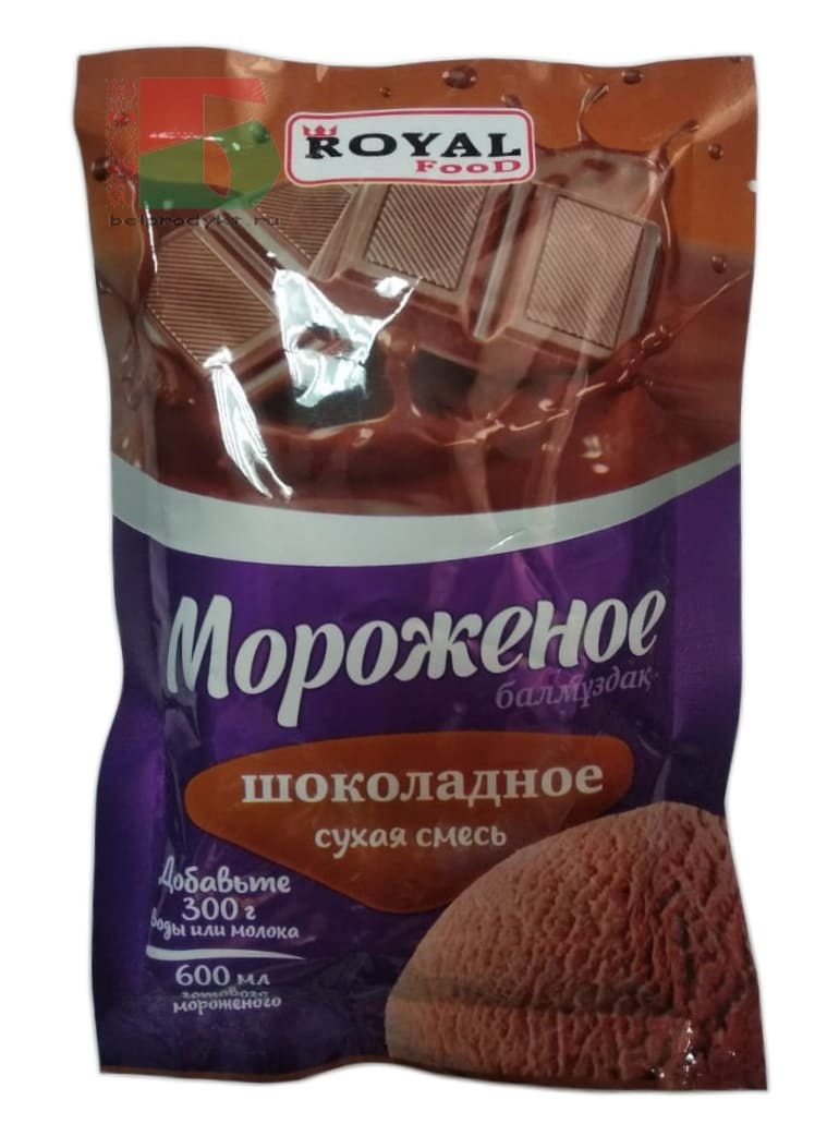 Мороженое Шоколад сухая смесь 100г. Royal Food - купить с доставкой по  Москве и всей России