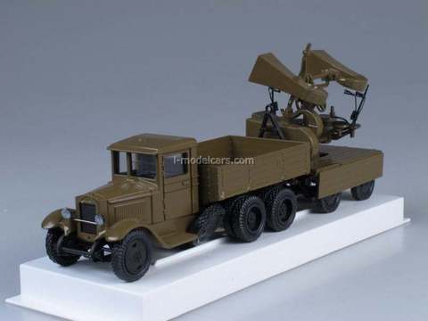 ZIS-6 ZT-5 sound locator with two-axle trailer LOMO-AVM 1:43