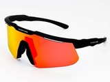 Комплект лыжные очки Victory code Extreme Black/Red + линза Оранжево-красная