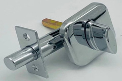Задвижка LEKSA DP-3 CP с поворотником (017156)