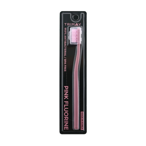 TRIMAY Зубная антибактериальная щетка Pink Fluorine Toothbrush (1 шт)