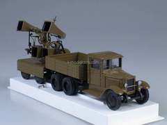 ZIS-6 ZT-5 sound locator with two-axle trailer LOMO-AVM 1:43