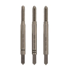 Метчик М 4,0х0,7 (Комплект 3шт, левый) DIN352 HSS-G 6h 45мм a=3,4 Volkel 27030