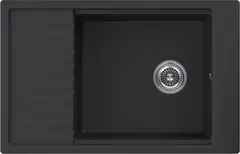 Мойка Kuchenstern BRETT 60 111BL10 Черный BL, прямоугольная, врезная