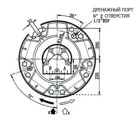 Гидромотор INM6-3000