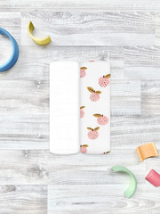 Сет из 2х муслиновых пелёнок Mjölk Персики/White