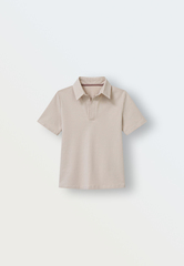Поло с коротким рукавом (топленое молоко)