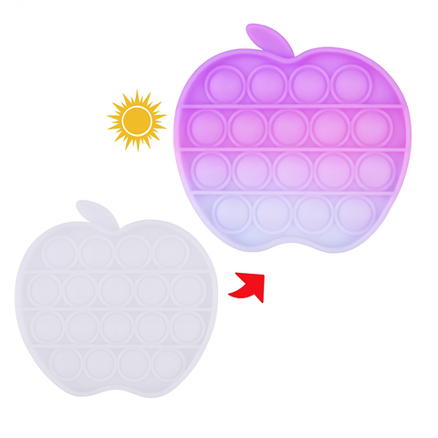 Тактильная Игрушка Антистресс - Pop IT - Яблоко - Ультрафиолет