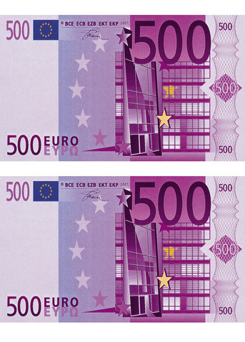Сахарная картинка 500 Евро 2
