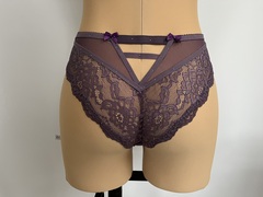 Кружево эластичное фиолетовое темное 20 см, Китай