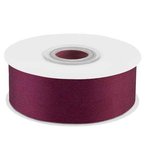 Лента Атласная (2,5см*22,85м) Бордовый
