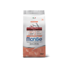 Сухой корм для взрослых собак мелких пород из лосося с рисом Monge Dog Speciality Line Monoprotein Mini 2,5кг