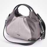 Сумка Саломея 357 мульти итальянский серо-черный