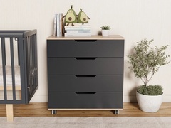 Комод пеленальный Incanto Юг 800/4 бук/графит