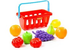 Набор продуктов с корзинкой (9 элементов) (в сеточке)