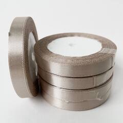 Лента Атласная (1,2см*22,85м) Жемчужно-бежевый
