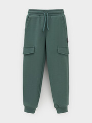 брюки  для мальчика  КР 400861/темно-зеленый 5611 к606