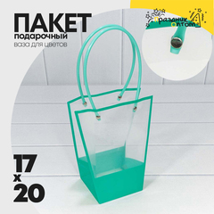 
          Пакет подарочный 20х17х10см Ваза для цветов (Тиффани)