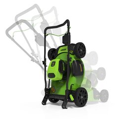 Газонокосилка Greenworks GD60LM46SPK4 60V (46 см) самоходная аккумуляторная, с АКБ 4 А/ч и ЗУ
