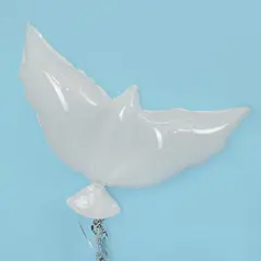 Шар гелиевый Голубь Белый