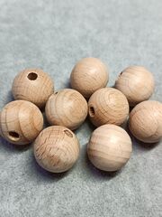 Бусины пришивные дерево, р. 16 мм