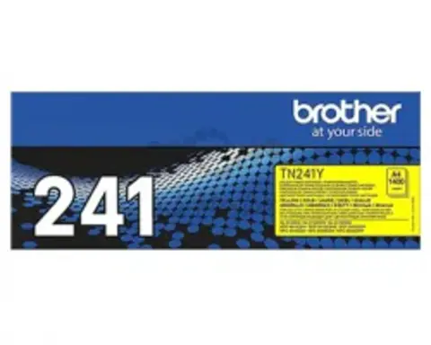 Тонер-картридж TN-241Y yellow Brother HL-3140CW, 3150CDW, 3170СDW, DCP-9020CDW, MFC-9140CDN, 9330CDW, 9340CDW (1400 стр)