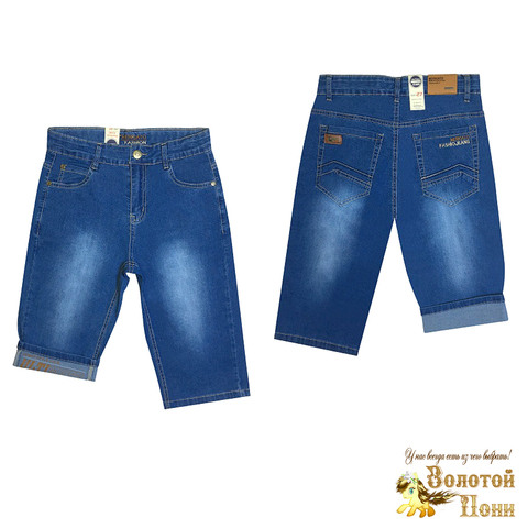 Бриджи джинсовые подростковые (140-170) 200527-В5020