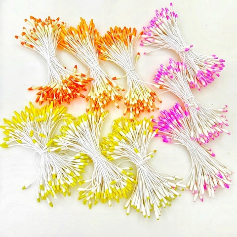Тычинки декоративные для искусственных цветов/для рукоделия, Набор №1, 85шт в упаковке (3 цвета по 3уп.)
