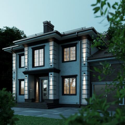 Уличный настенный светодиодный светильник Odeon Light LONG 7071/7WL