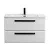 Cezares ECO-CER-N-1200-2C-SO-BO ECO-CER-N База под раковину подвесная с двумя выкатными ящиками, Bianco Opaco, 1200x457x500, ECO-CER-N-1200-2C-SO-BO