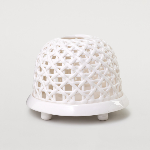 ПОДСВЕЧНИК BRAIDED JAR WH