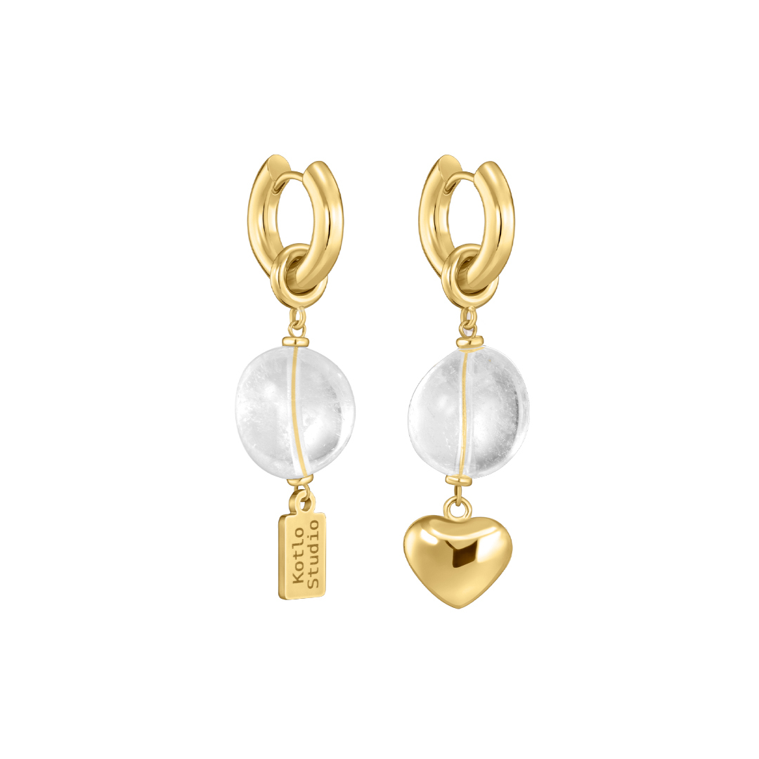 

Серьги Crystal Twins Gold Earrings