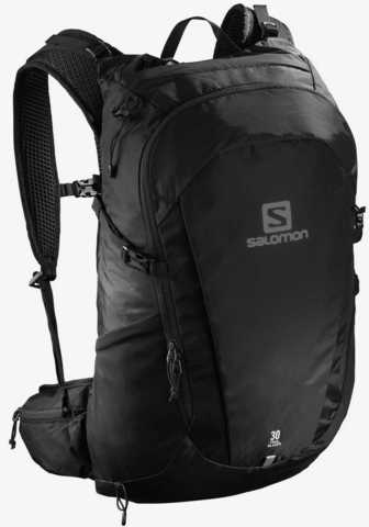 Картинка рюкзак туристический Salomon Trailblazer 30 Black/Black - 1