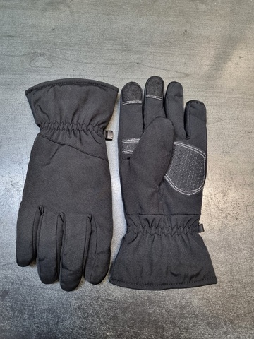 Тактические перчатки полнопалые Softshell Gloves - черный