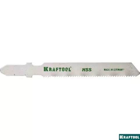 KRAFTOOL T118A, EU-хвост., по металлу HSS, шаг 1.2мм, 50мм, 2шт., Полотна для лобзика (159551-1,2)